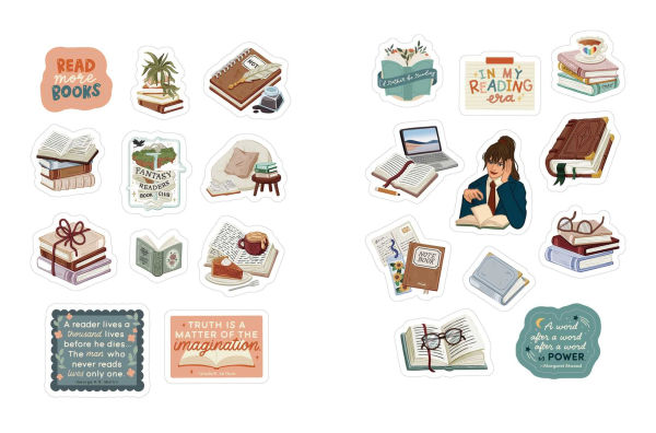 One More Page: A Sticker Book for Book Lovers!