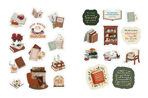 One More Page: A Sticker Book for Book Lovers!