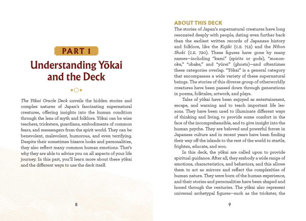 The Yokai Oracle Deck: Wisdom and Guidance from the Spirits of Japan