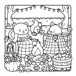 Alternative view 3 of The Comfy Fall Coloring Book