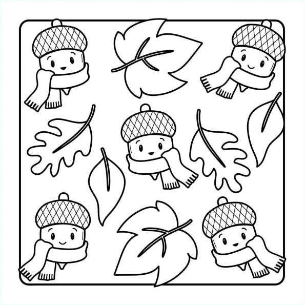 The Comfy Fall Coloring Book