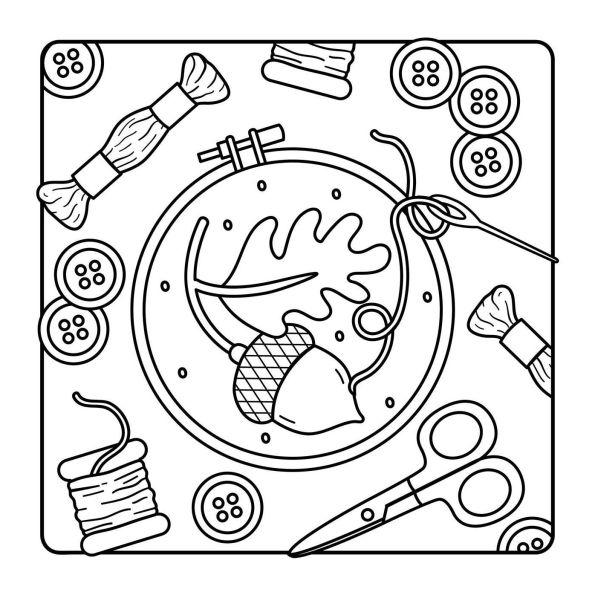 The Comfy Fall Coloring Book