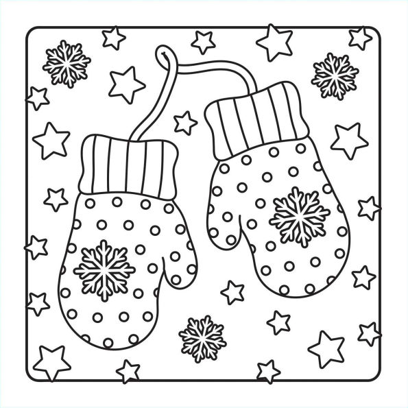 The Snuggly Winter Coloring Book