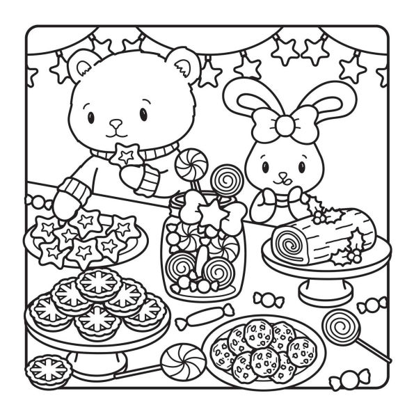 The Snuggly Winter Coloring Book