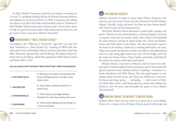 I Love Disneyland: 100+ Surprising Facts, Fun Quizzes, Fan-Favorite Trivia, and More about Disneyland!