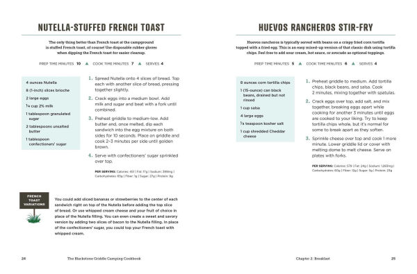 The Blackstone Griddle Camping Cookbook: 100 Easy, Flavorful Recipes to Fuel Your Outdoor Adventures