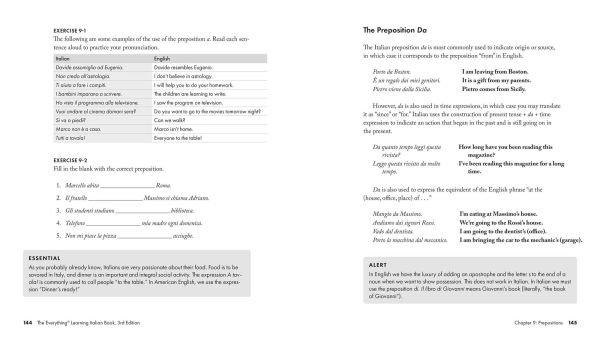 The Everything Learning Italian Book, 3rd Edition: Speak, Write, and Understand Basic Italian in No Time