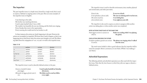 The Everything Learning Italian Book, 3rd Edition: Speak, Write, and Understand Basic Italian in No Time