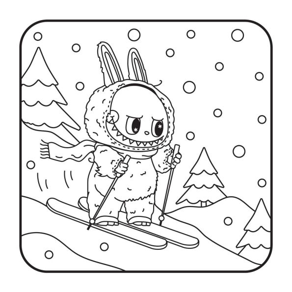 The Very Merry Lafufu Coloring Book