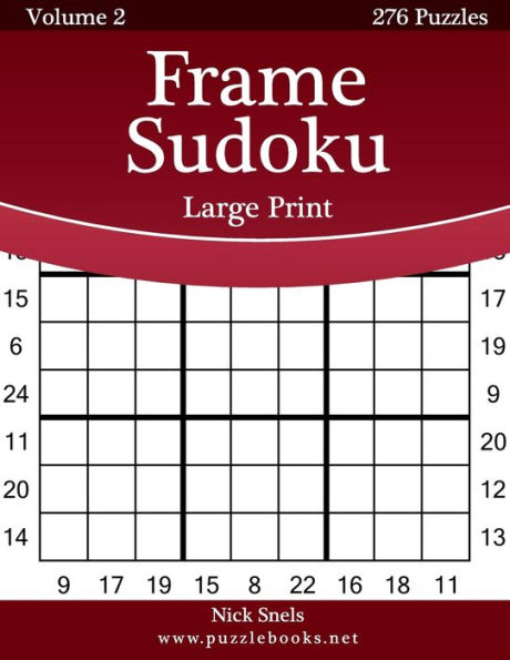 Frame Sudoku Large Print - Volume 2 276 Logic Puzzles