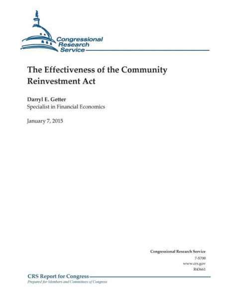 The Effectiveness of the Community Reinvestment Act