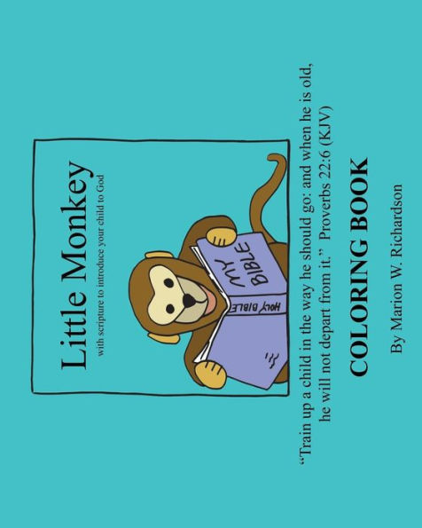 Little Monkey: Coloring Book