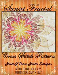 Title: Sunset Fractal Cross Stitch Pattern, Author: StitchX