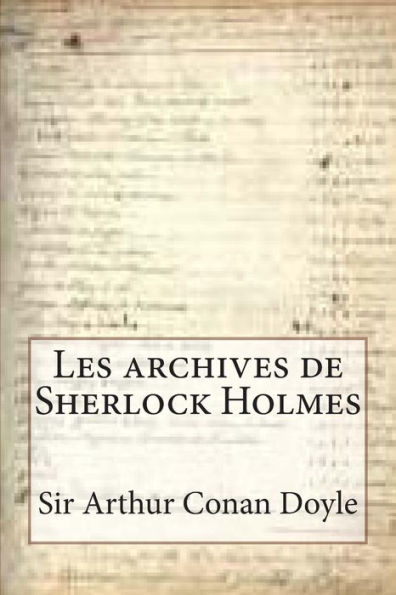 Les archives de Sherlock Holmes