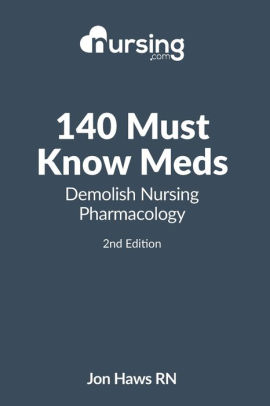 140 Must Know Meds Demolish Nursing Pharmacologypaperback - 