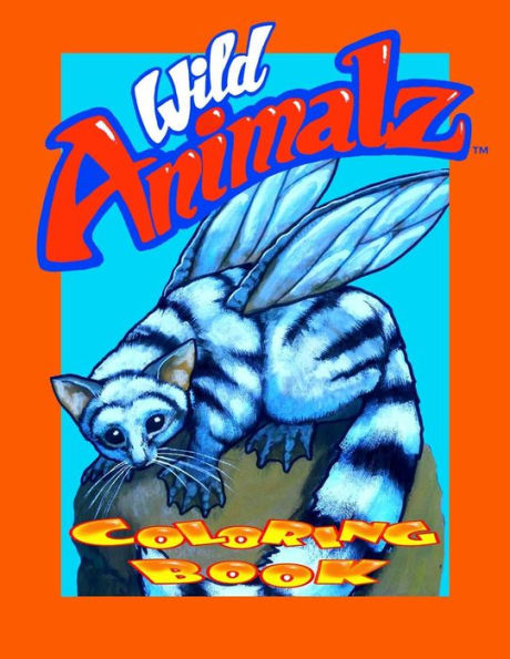Wild Animalz: Coloring Book