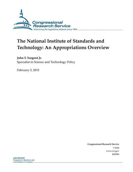 The National Institute of Standards and Technology: An Appropriations Overview