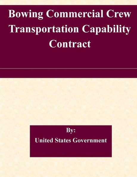 Boeing Commercial Crew Transportation Capability Contract