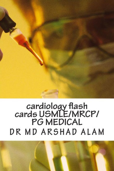 cardiology flash cards USMLE: review book