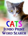 Cats Jumbo Print Word Search