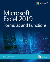 Title: Microsoft Excel 2019 Formulas and Functions, Author: Paul McFedries