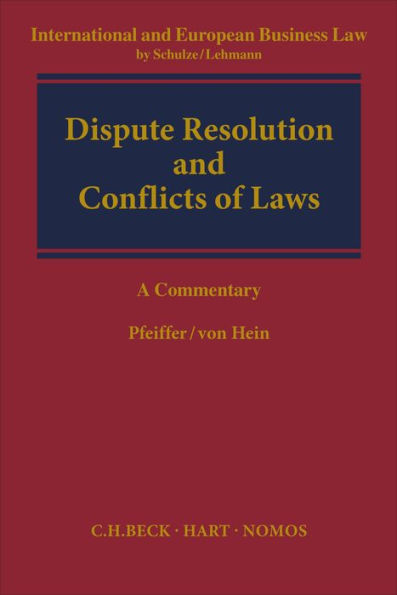 Dispute Resolution and Conflict of Laws