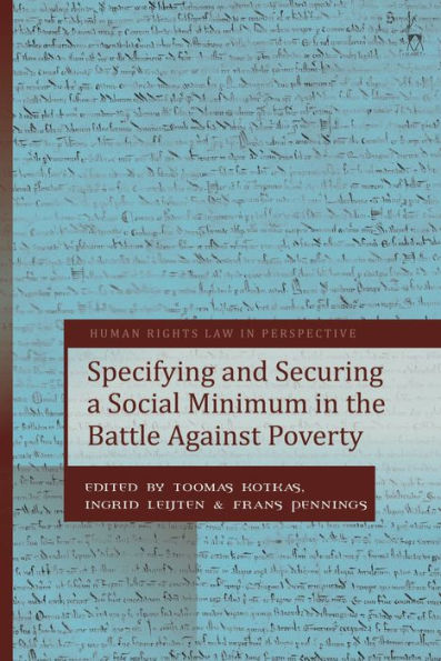 Specifying and Securing a Social Minimum the Battle Against Poverty