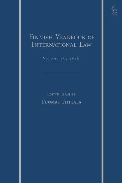 The Finnish Yearbook of International Law, Vol 26, 2016