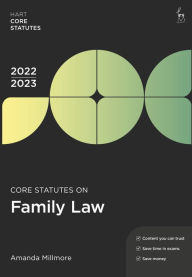 Title: Core Statutes on Family Law 2022-23, Author: Amanda Millmore