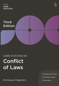 Title: Core Statutes on Conflict of Laws, Author: Emmanuel Maganaris