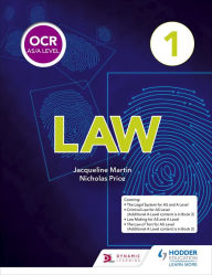 Title: OCR AS/A Level Law Book 1, Author: Jacqueline Martin