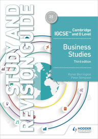 Title: Cambridge IGCSE and O Level Business Studies Study and Revision Guide 3rd edition, Author: Karen Borrington