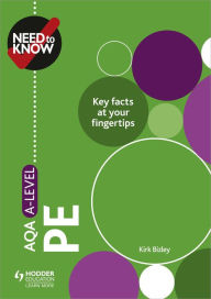 Title: Need to Know: AQA A-level PE, Author: Kirk Bizley