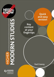 Title: Need to Know: Higher Modern Studies, Author: Paul Creaney