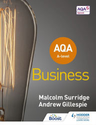 Title: AQA A-level Business (Surridge and Gillespie), Author: Malcolm Surridge
