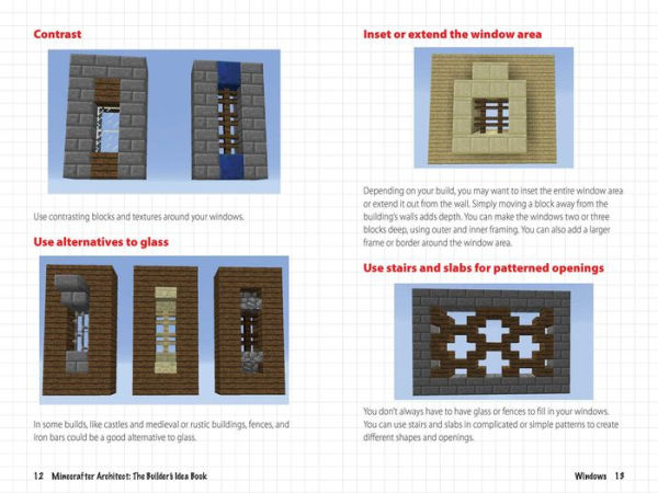 Minecrafter Architect: The Builder's Idea Book: Details and Inspiration for Creating Amazing Builds