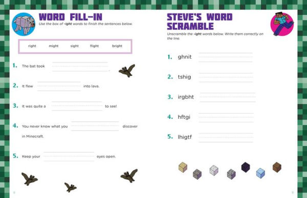 Spelling for Minecrafters: Grade 2