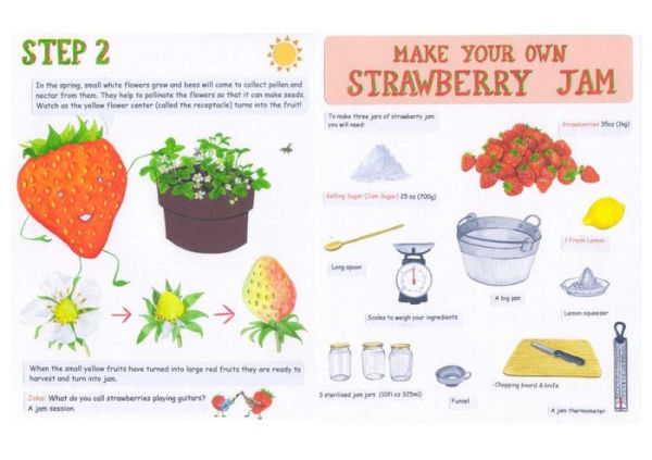 Jam and Jelly: A Step-by-Step Kids Gardening and Cookbook
