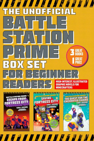 The Unofficial Battle Station Prime Box Set for Beginner Readers: High-Interest, Illustrated Graphic Novels for Minecrafters