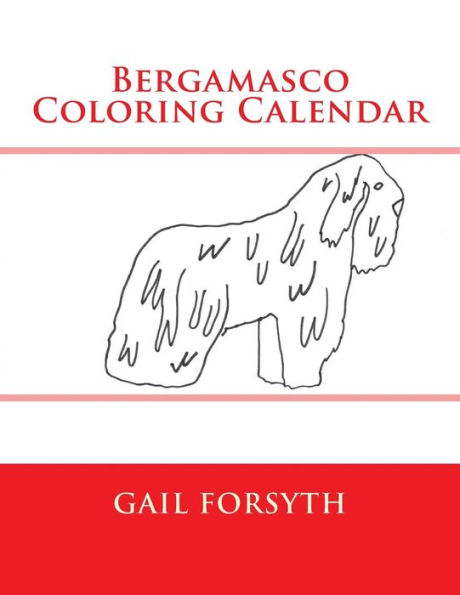 Bergamasco Coloring Calendar