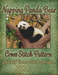 Title: Napping Panda Bear Cross Stitch Pattern, Author: Stitchx
