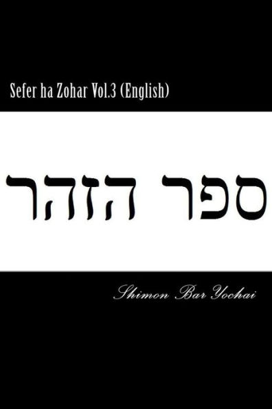 Sefer ha Zohar Vol.3 (English)