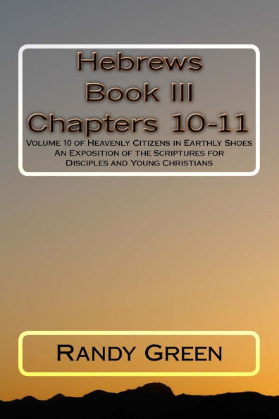 Hebrews Book III: Chapters 10-11: Volume 10 of Heavenly Citizens in Earthly Shoes, An Exposition of the Scriptures for Disciples and Young Christians