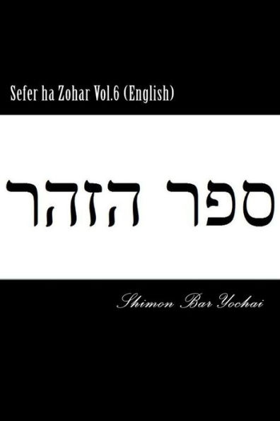 Sefer ha Zohar Vol.6 (English)