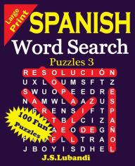 Title: Large Print Spanish Word Search Puzzles 3, Author: Jaja Media