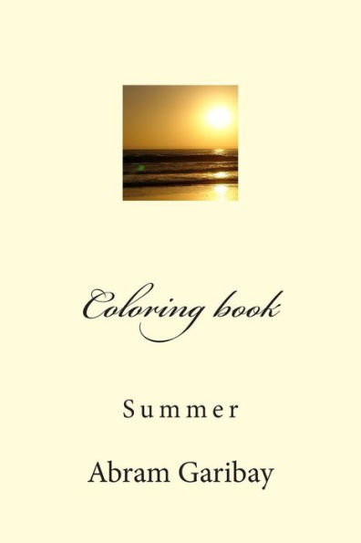 coloring book: summer