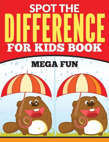 Spot The Difference For Kids Book (Mega Fun)