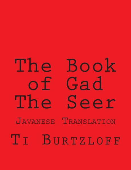 The Book of Gad the Seer: Javanese Translation