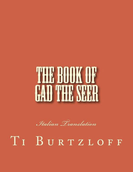 The Book of Gad The Seer: Italian Translation