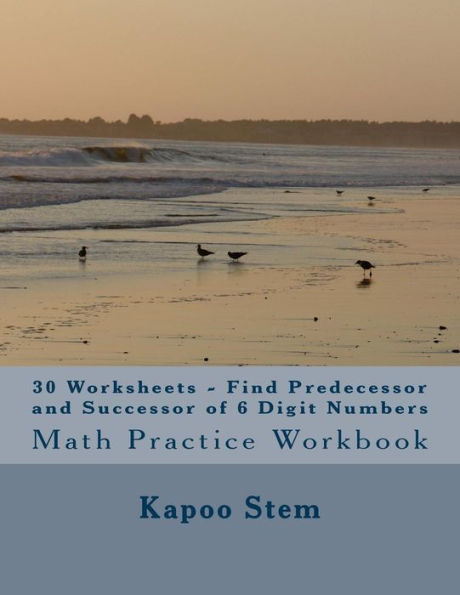 30 Worksheets - Find Predecessor and Successor of 6 Digit Numbers: Math ...